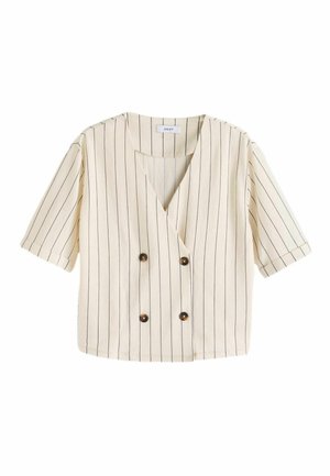 SHORT SLEEVE  - REGULAR FIT - Blazer - white blue stripe