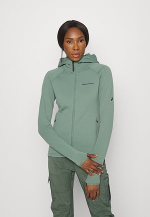 CHILL ZIP HOOD - Giacca in pile - olive