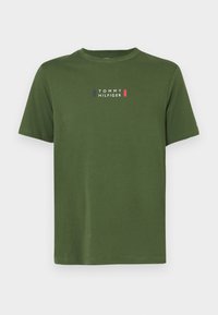 BRAND LOVE SMALL CENTER TEE - Lihtne T-särk - mountain pine