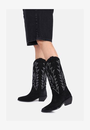 KAY-SI - Kauboi-/mootorrattasaapad - black