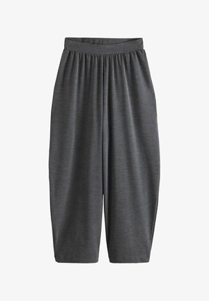 Next, REGULAR FIT - BARREL LEG TROUSERS - Stoffhose - charcoal grey
