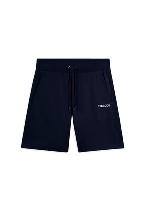 CORTI CON PICCOLO LOGO FREDDY IN GLITTER - Pantalones - dark blue