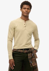 Superdry & Co THE MERCHANT STORE GRANDAD  - Langarmshirt - heritage oat grindle