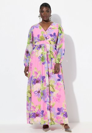 GARDEN FLORAL LONG SLEEVE  - Maxi-jurk - off-white