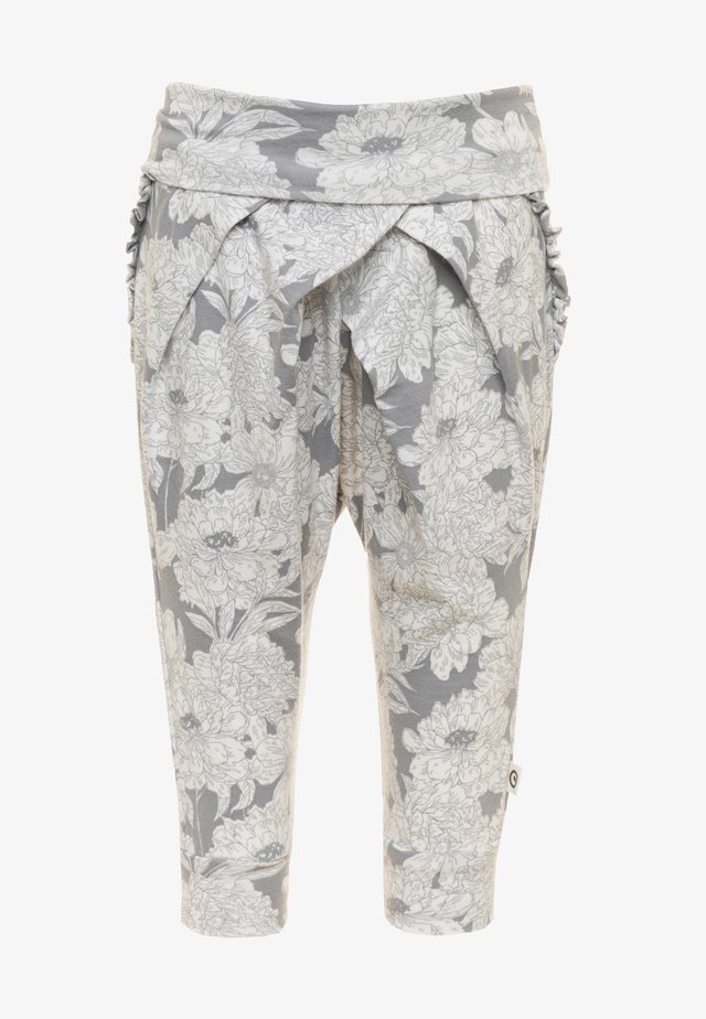 BLOOMING PANTS - Trousers - shark