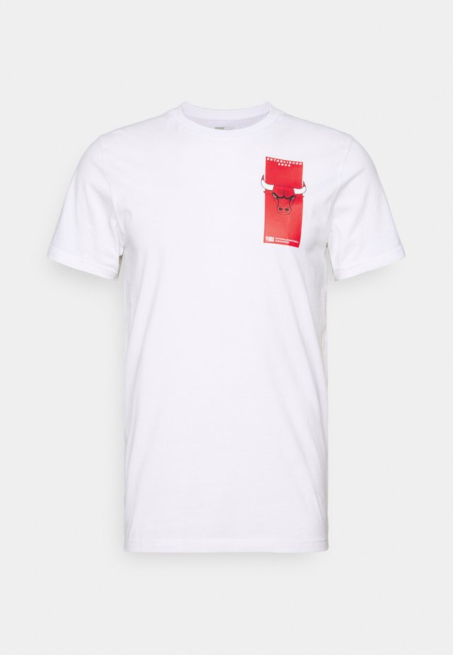 CHICAGO BULLS NBA REPEAT BACK LOGO TEE - Squadra - white