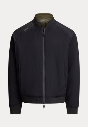 Polo Ralph Lauren, REVERSIBLE FLIGHT JACKET - Blouson Bomber - black/ranger green