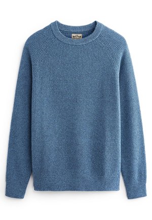 TEXTURED CREW - Neule - blue