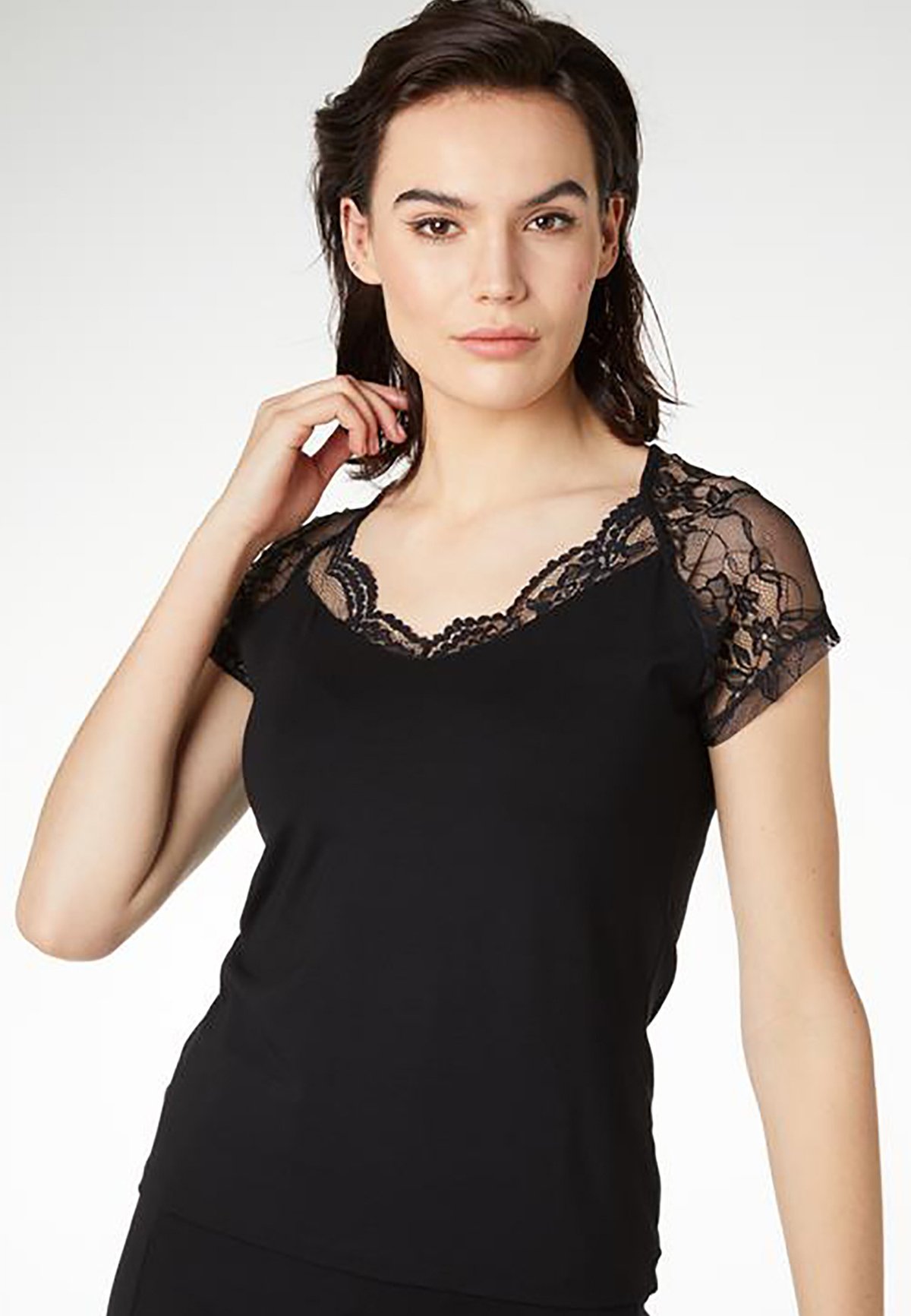 Juffrouw Jansen STACY - Blouse - black/Zwart - Zalando.nl