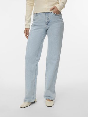 Vero Moda VMTESSA  - Wide Leg - light blue denim