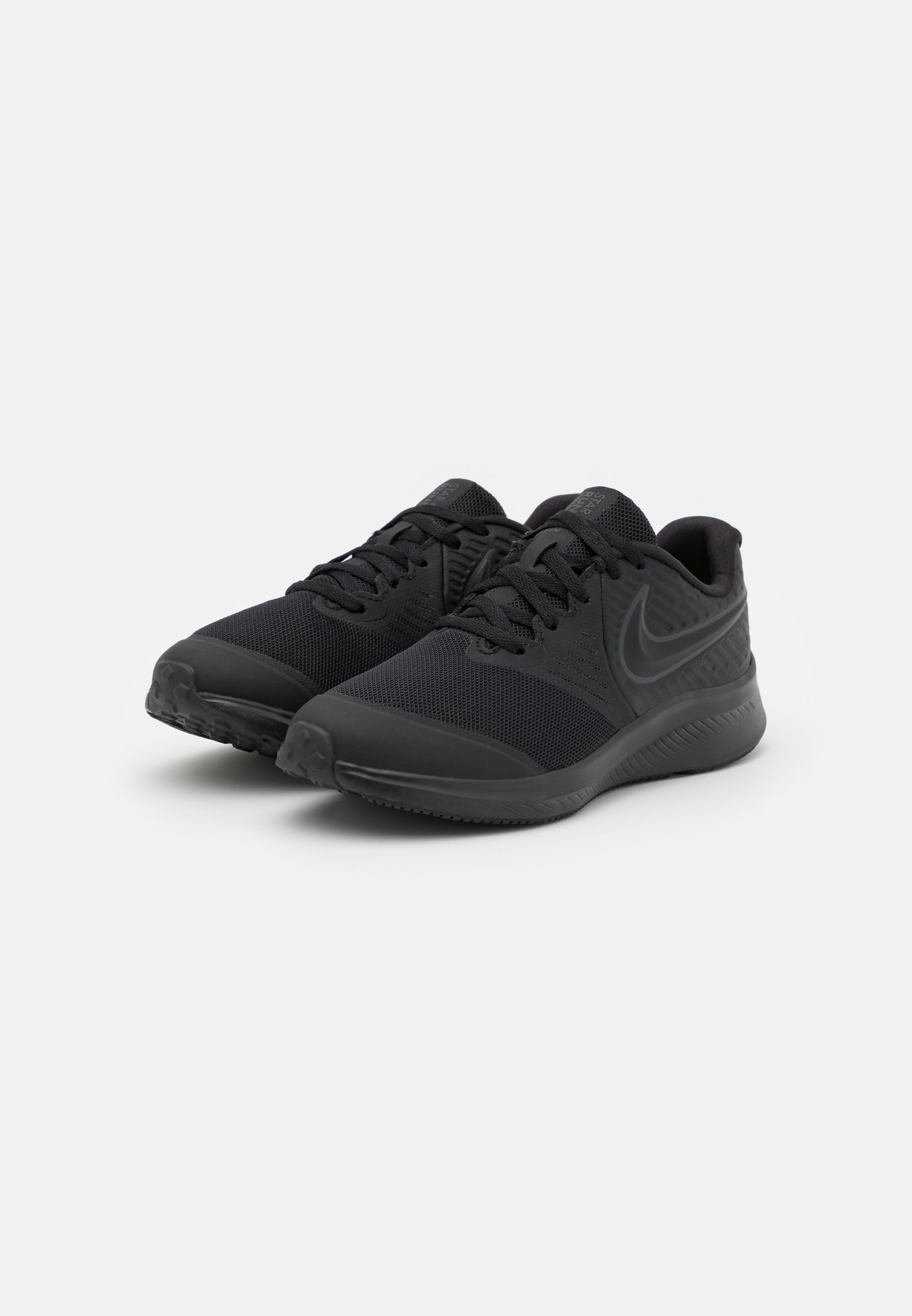 Nike Performance STAR RUNNER 2 UNISEX - Zapatillas de running neutras -  black/anthracite/volt/negro - Zalando.es