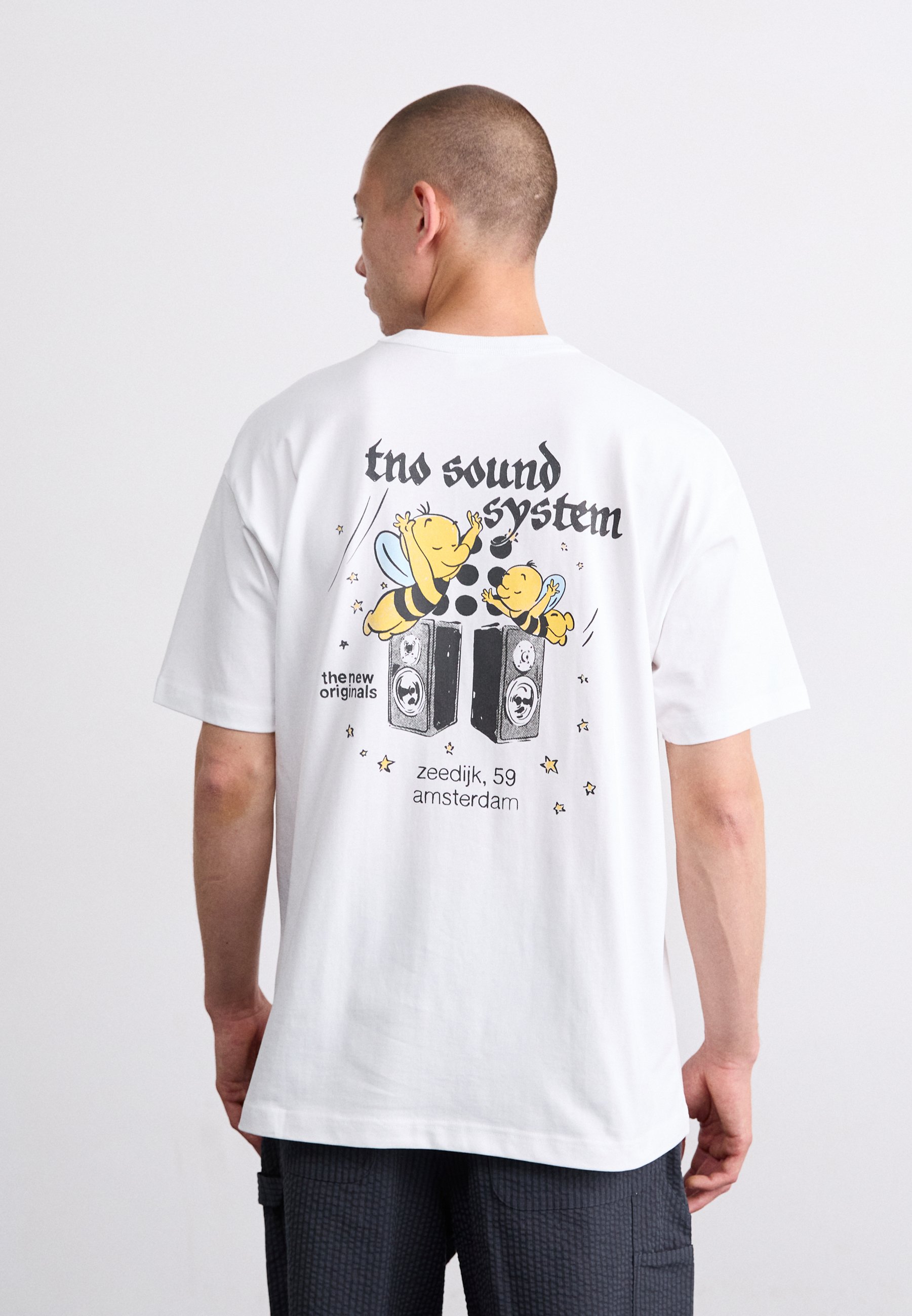 The New Originals SOUND SYSTEM TEE - Print T-shirt - white