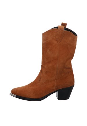 Gemini VELOUR STIEFEL - Cowboy/Biker boots - scotch