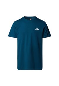M SS SIMPLE DOME TEE - Sports T-shirts - midnight petrol