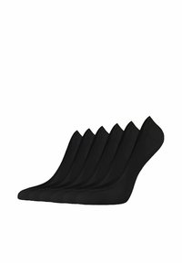 COMFORT FOOTIE PACK 6 - Calze - black