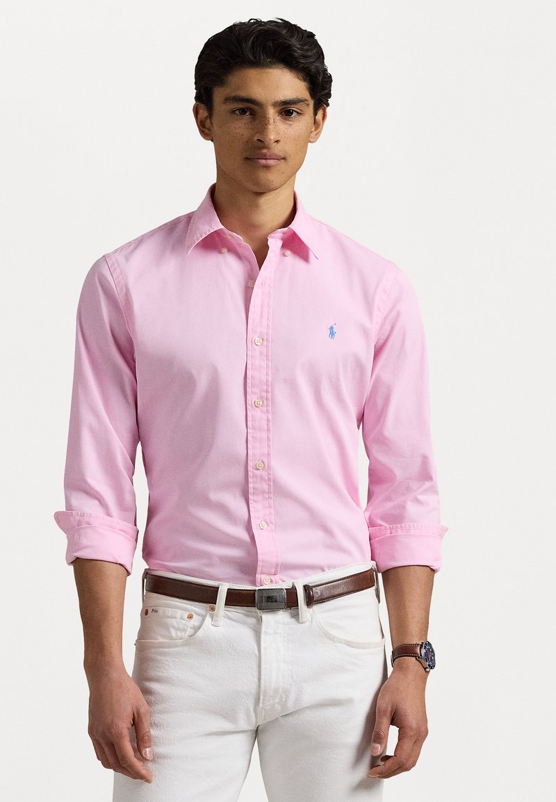 Polo Ralph Lauren - CUSTOM FIT TWILL SHIRT - Camisa - carmel pink, Ampliar