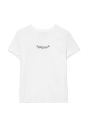 Calliope CON STRASS  - T-shirt con stampa - bianco
