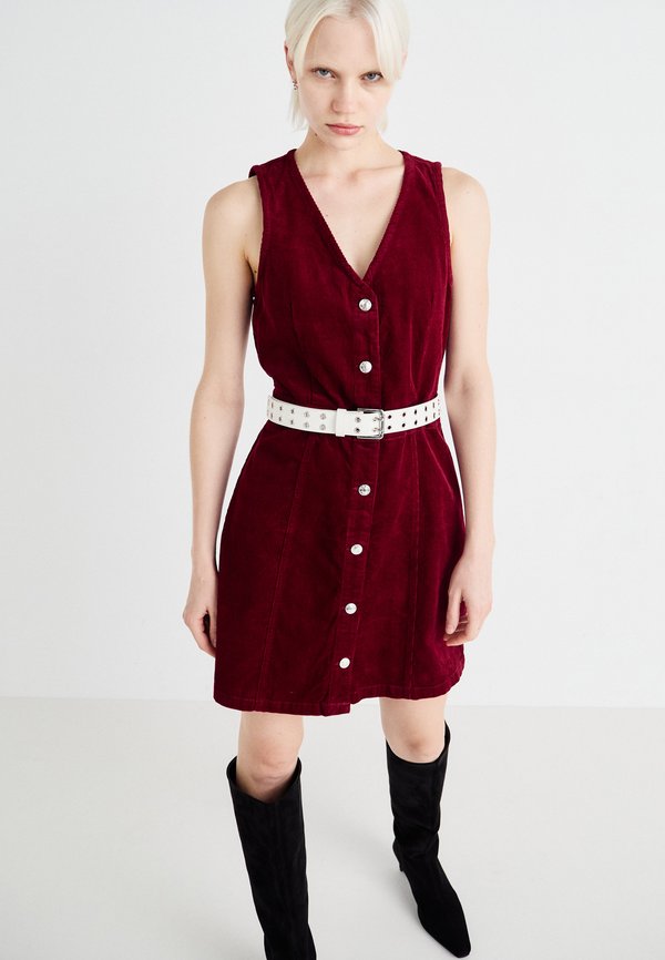 ONLMOXIE BUT DRESS - Day dress - cabernet4