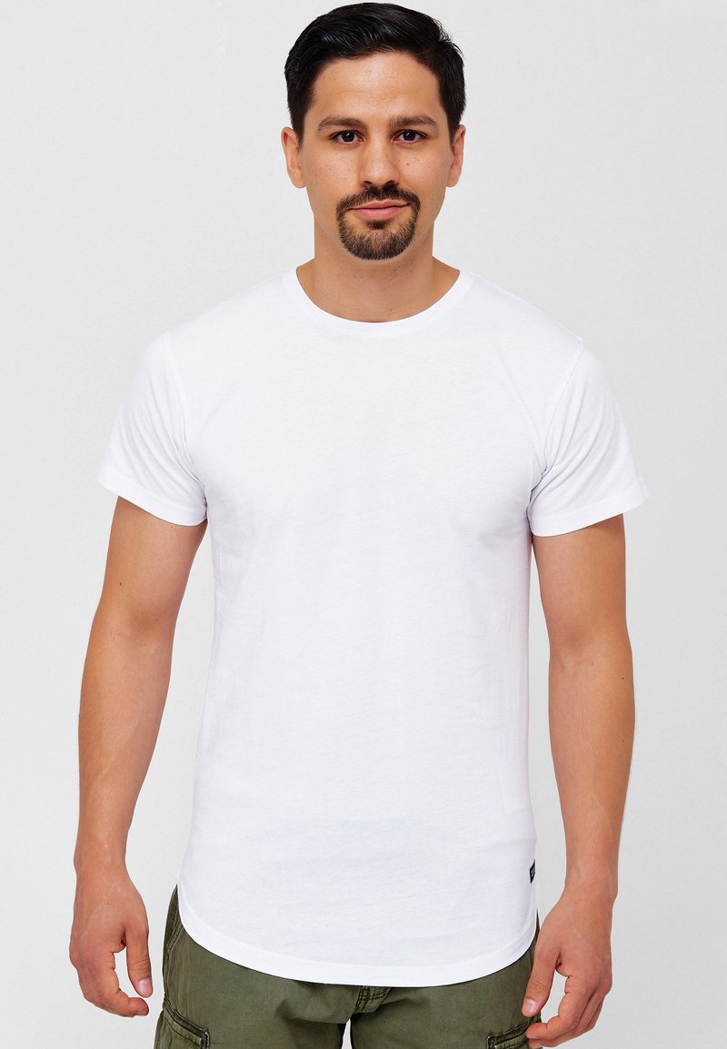 Herren T-Shirts basic | INDICODE JEANS 3 PACK T-Shirt basic optical white/weiß - MF44264 Herren T-Shirts basic | INDICODE JEANS 3 PACK T-Shirt basic optical white/weiß - MF44264