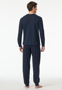 Schiesser COMFORT ESSENTIALS - Pizsama szett - dunkeblau