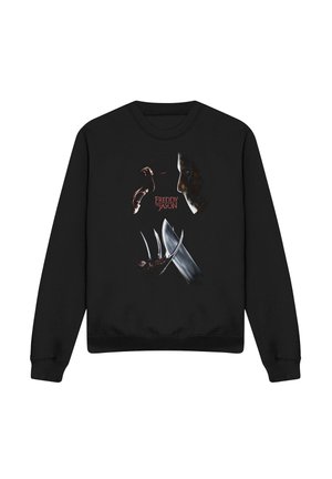 Cotton Soul, FREDDY VS JASON/FACE OFF - Sweatshirt - black