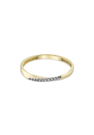 STAPEL SWING - Bague - goldfarben/weiß