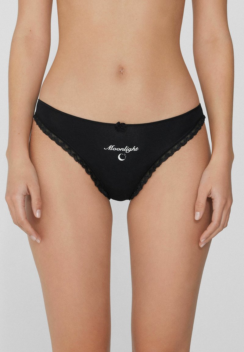 Tezenis - BRAZILIAN - Thong - schwarz nero, Enlarge