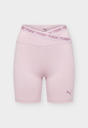 Puma, STRONG CROSS FRONT SHORT - Leggings - misty pink