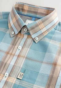 Unausgewählt, petrol blue neutral madras check