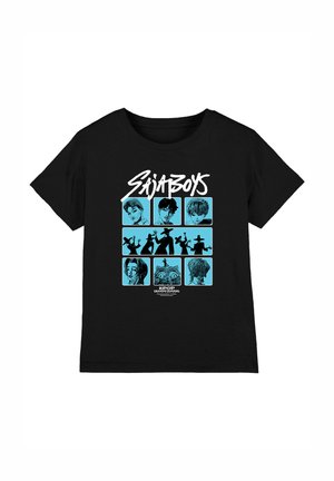 NETFLIX, KPOP DEMON HUNTERS SAJA BOYS POSTERIZED SQUARES UNISEX - T-Shirt print - black