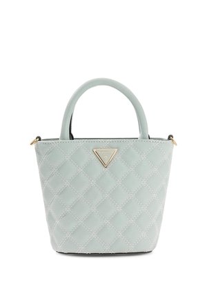 GIULLY GESTEPPTE MINI-BUCKET - Handtas - hellgrün