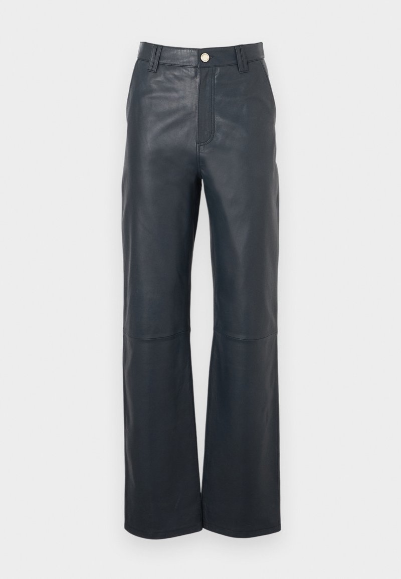 2nd Day Leren broek donkerblauw 2nd Day Leren broek donkerblauw