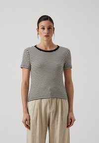 GAP MOD CROP TEE - Potiskana majica - khaki