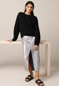Next RAW DETAIL CREW NECK  - Melegítőfelső - black