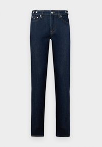 WAIST TAB SLIM - Slim fit jeans - dark blue