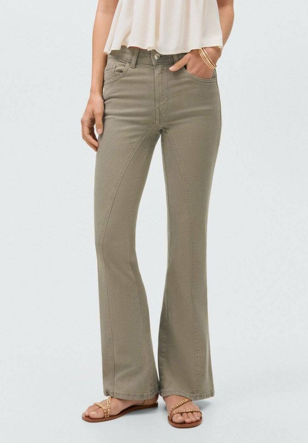 TEEN - Flared Jeans - khaki3