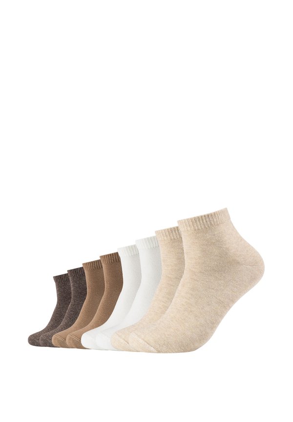 UNISEX ESSENTIALS QUARTER 8PACK - Socken - nature melange