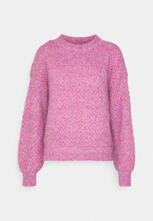 ONLMELLA STRUCTURE  - Neule - azalea pink melange