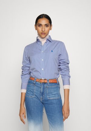 GEORGIA LONG SLEEVE - Chemisier - royal/ white