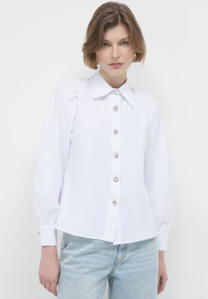 Hemdbluse - bianco ottico