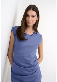 Kaffe KAINDIA ROUND NECK - Haljina od žerseja - blue indigo