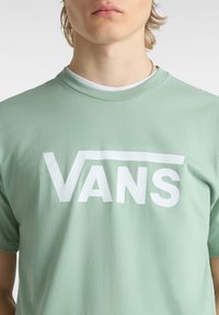 Vans Triko s potiskem - iceberg green white