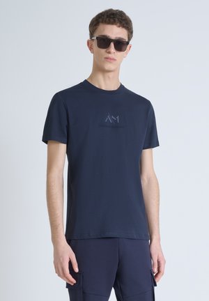 IN FABRIC WITH FOAM AND EMBOSSED LOGO  - Basic T-shirt - marine