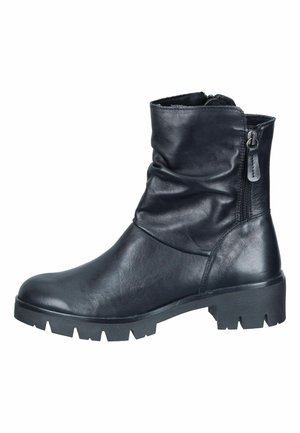 Platform ankle boots - schwarz