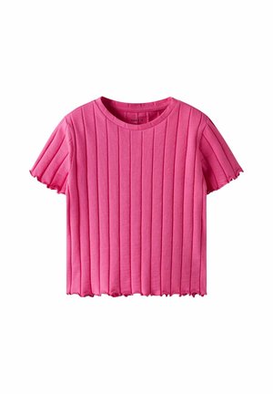CROPPED FIT - T-Shirt basic - carmine rose