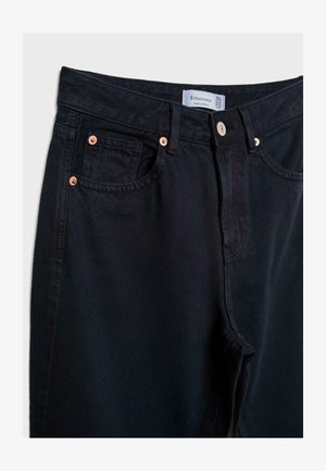 Stradivarius, D92 STRAIGHT WIDE-LEG JEANS - Široké nohavice - dark blue