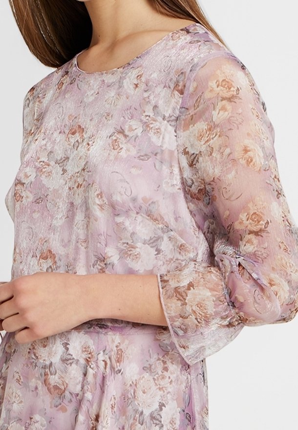 missguided lilac lace dress AiiRZ AiiRZ Elegant Lavender Lace Detail Asymmetric Mini Dress With Short Sleeves For Party Evening Occasions Wedding Guest,XS