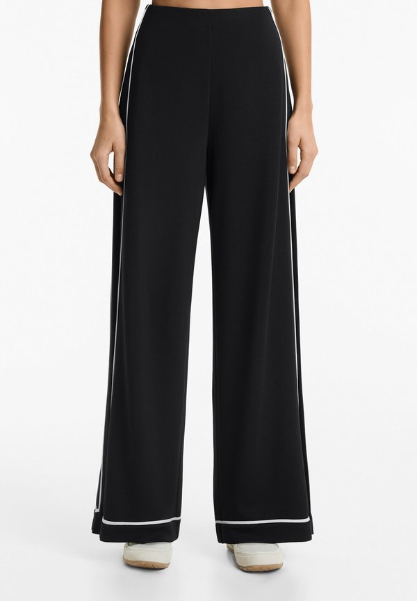 SOFT-TOUCH CONTRAST PLEATED - Stoffhose