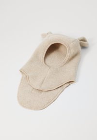 Huttelihut BALACLAVA EARS UNISEX - Megzta kepurė - camel melange
