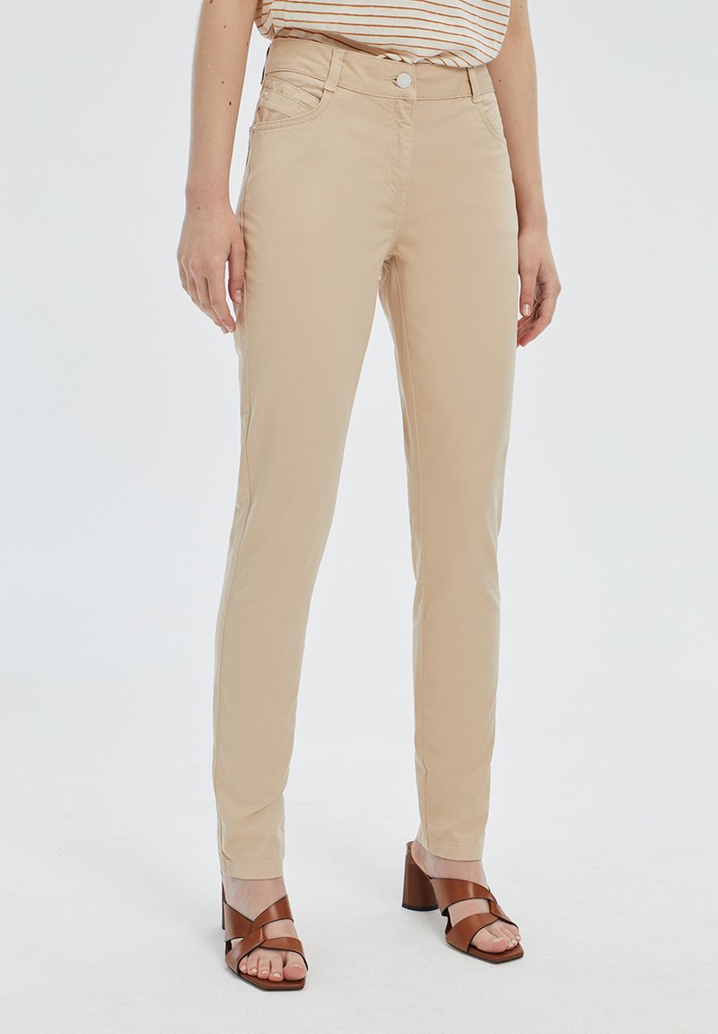 ANDAM TIRO ALTO - Slim fit jeans - beige - Zalando.de